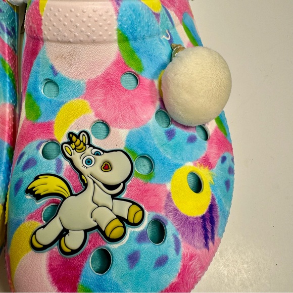 NWT. Disney Pixar Fuzzy Fun Clogs for Adults by Crocs M8/W10 unisex - Picture 7 of 12